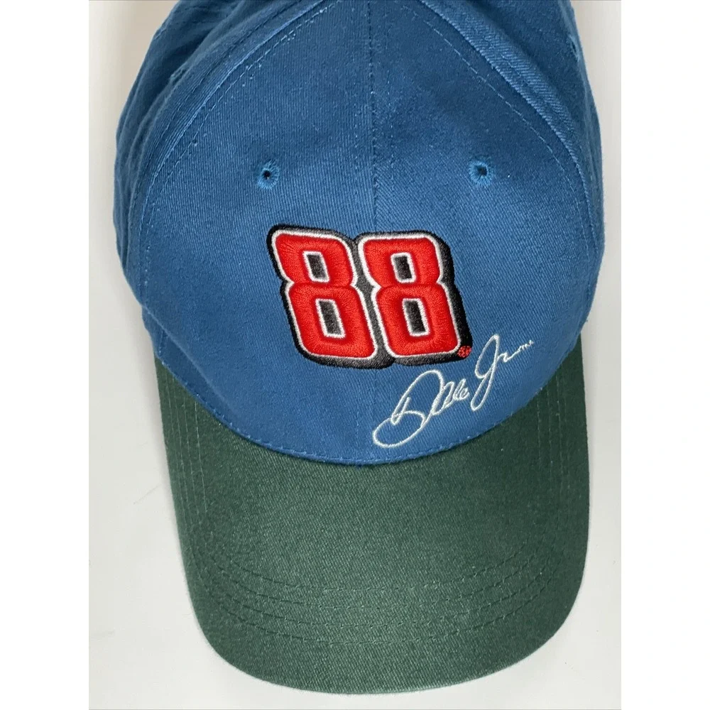 Mens Dale Earnhardt Jr 88 Kelloggs Racing Hat Blue Green 2008 NASCAR Cap - Picture 3 of 12
